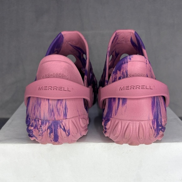 Merrell Pink and Purple Mules Comfortable Clogs - Picture 6 of 7